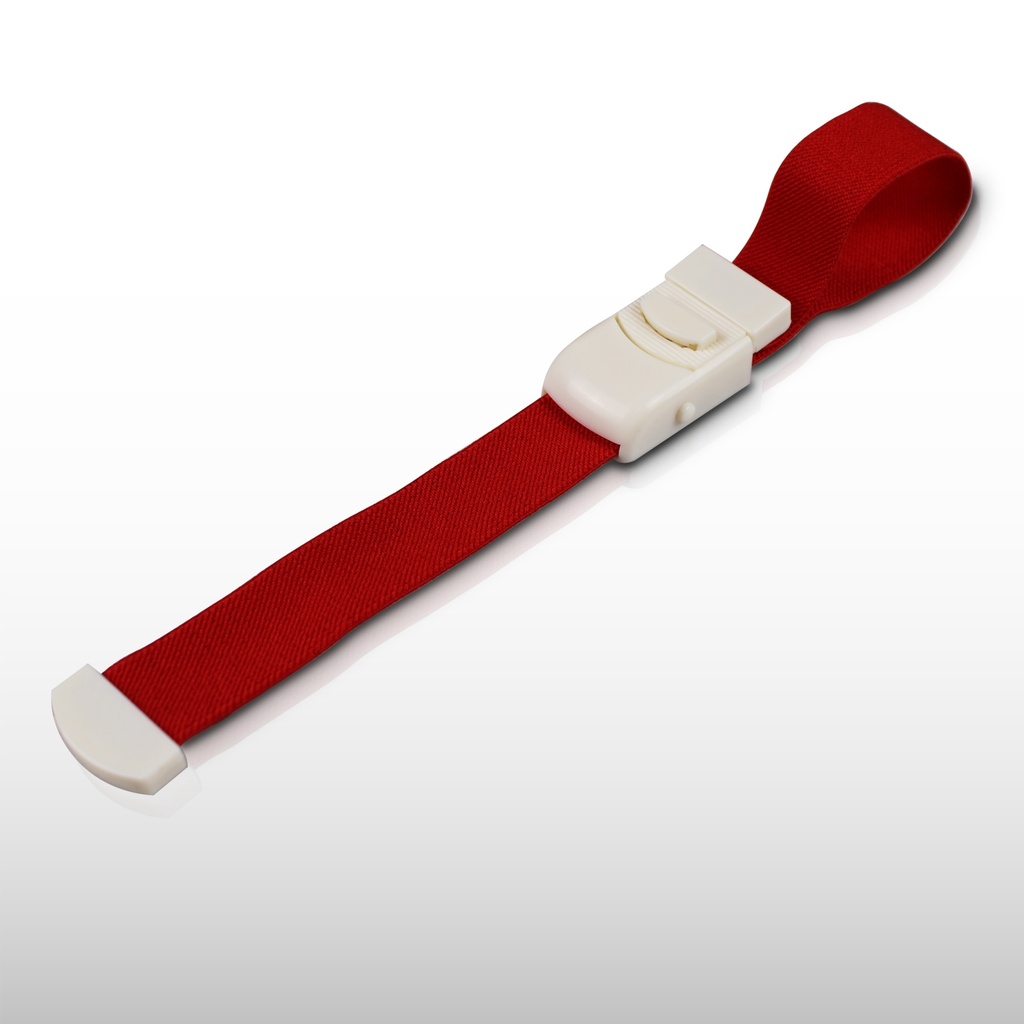 Torniquete Elástico Ligadura IV Enfermería F14 Rojo