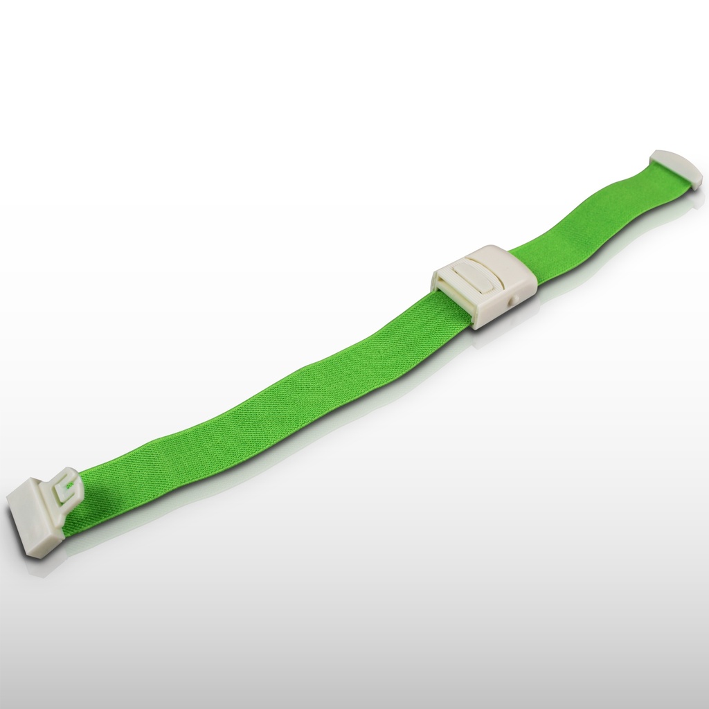 Torniquete Elástico Ligadura IV Enfermería F14 Verde Limón