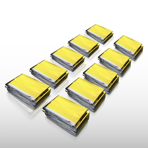 [KIT024] Kit de 10 Sábanas Térmicas de Emergencias F21